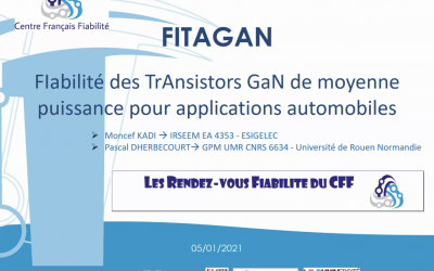 Le projet FITAGAN : FIabilité des TrAnsistors GaN de moyenne puissance pour applications automobiles