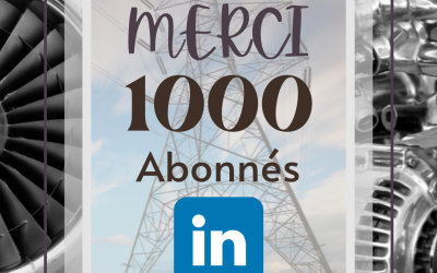 1 000 abonnés sur LinkedIn: Merci